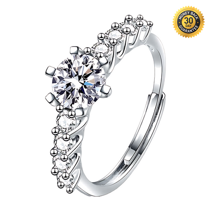 Star River Moissanite Ring 1.0ct