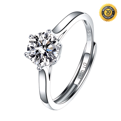 Classic Six Claw Crown 1.0ct Ring