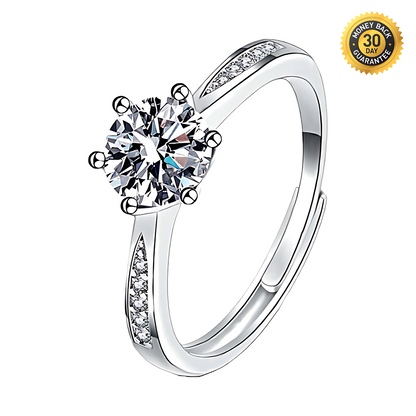 Engagement Valentine's Day Gift Moissanite Ring