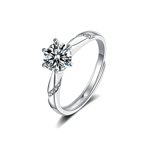 Minimalist Moissanite Ring 1.0ct