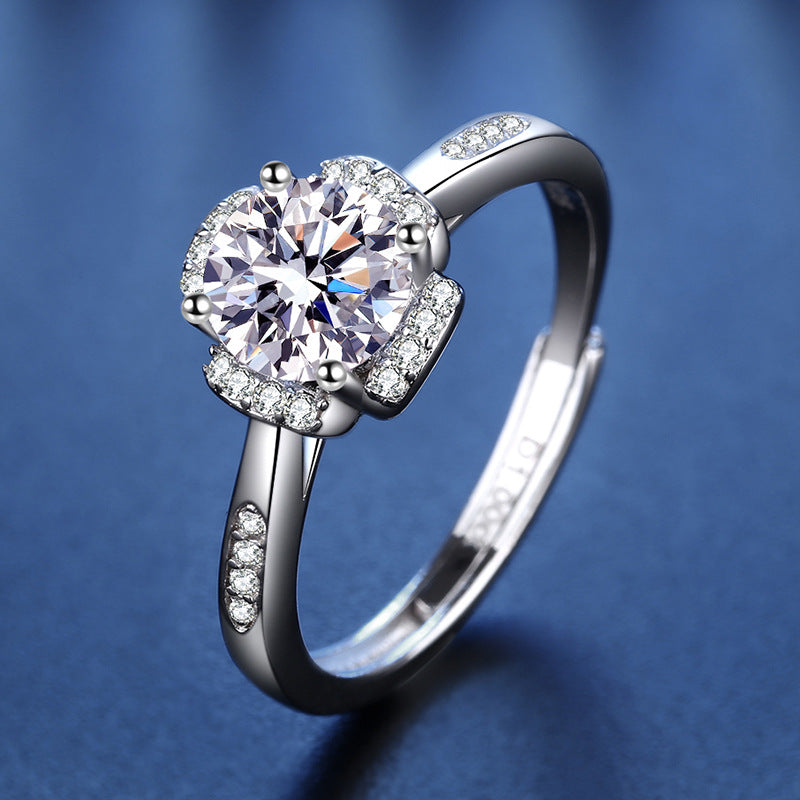 Royal Flower Moissanite 1.0ct Ring