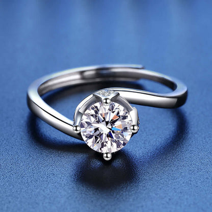 Flower Moissanite Ring 1.0ct