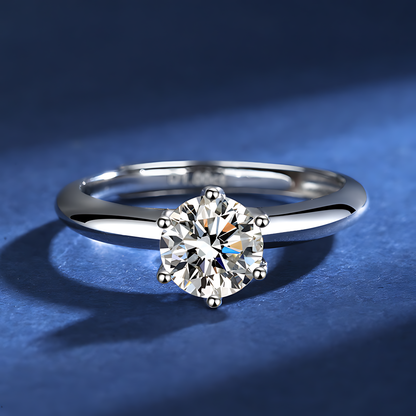 S925 Moissanite Ring 1.0ct