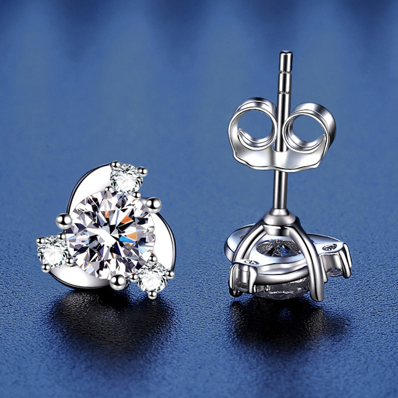 0.2ct Windmill Moissanite Earrings