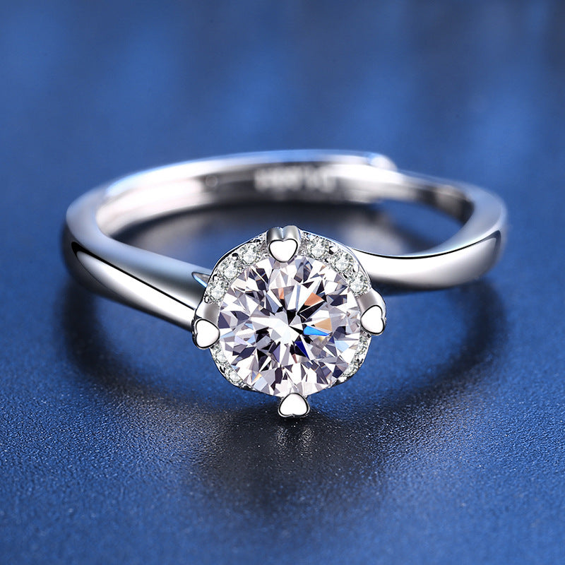 Wedding Twist Moissanite Ring 1.0ct