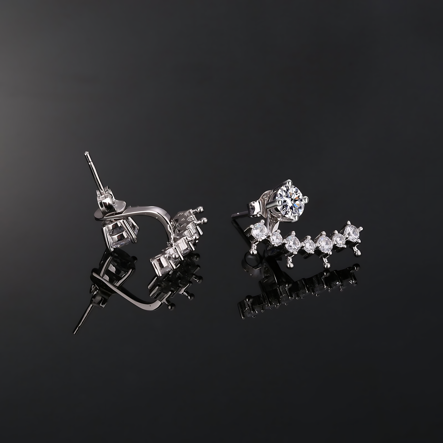 Starship Moissanite Earrings 0.5ct