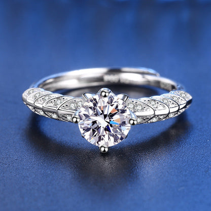 Court Moissanite 1.0ct Ring