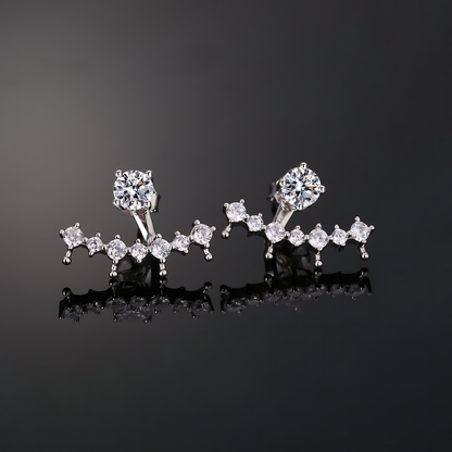 Starship Moissanite Earrings 0.5ct