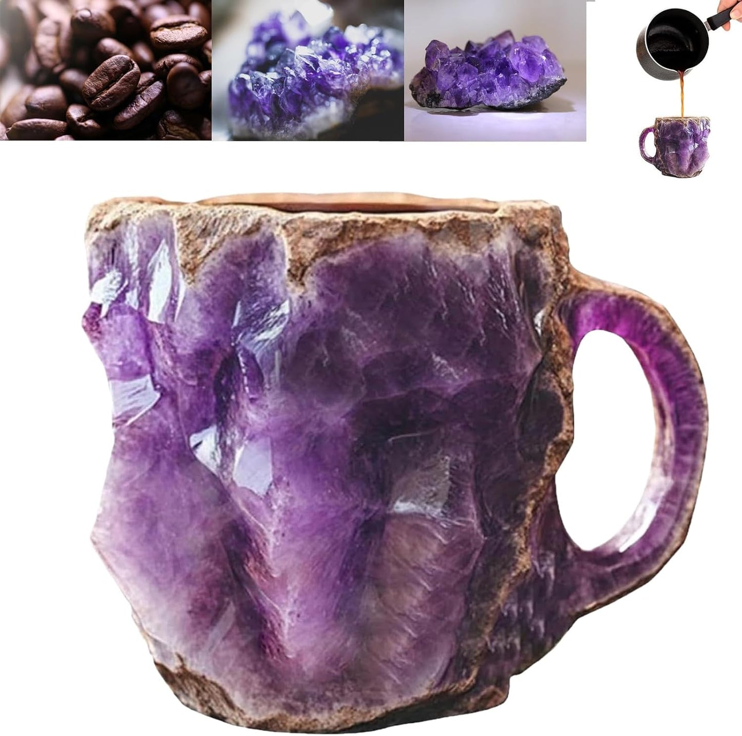 Femro™  Mineral Crystal Coffee Mug